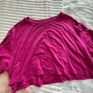 lululemon all yours crop tee